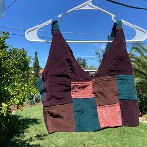 Corduroy Patchwork Tank